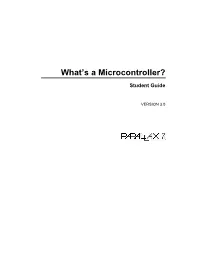 What's a Microcontroller?