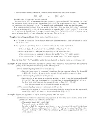 A Function Which Models Exponential Growth Or Decay Can Be Written in Either the Form