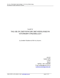 Epidemiology and Participation-A Guide J Rushton Rviscarra