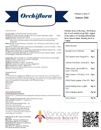 Orchiflora January 2016