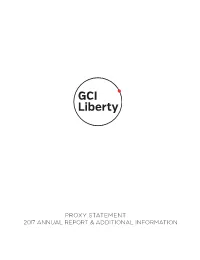 Proxy Statement Annual Report on Form 10-K Additional Information