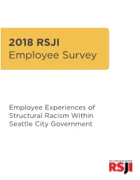 RSJI 2018 Employee Survey