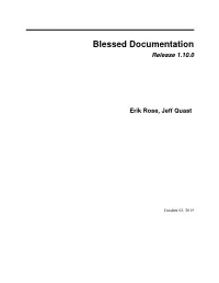 Blessed Documentation Release 1.10.0