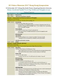 Symposium Programme