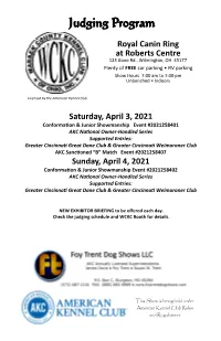 Judging Program