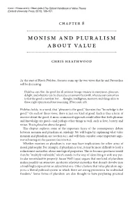 Monism and Pluralism About Value
