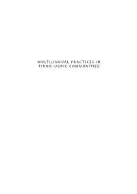 Multilingual Practices in Finno-Ugric Communities