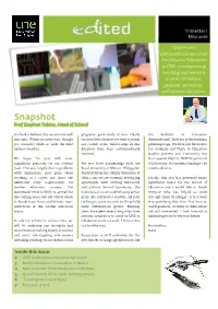 Snapshot Prof Stephen Tobias, Head of School