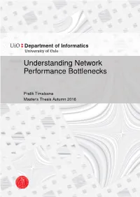 Understanding Network Performance Bottlenecks