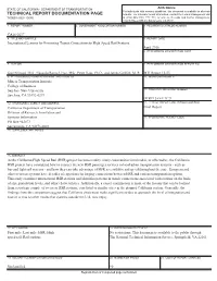 International Lessons for Promoting Transit Connections to High-Speed Rail Systems April 2016 6