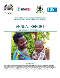 Usaid's Regional Health Integration to Enhance