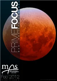 Feb 2012 Volume 17 Issue 2 Lunar Eclipse - December 2011