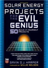 Solar Energy Projects for the Evil Genius : [50 Build