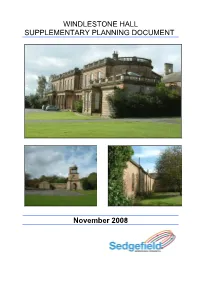 Draft Windlestone Hall