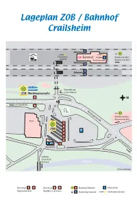 Lageplan ZOB / Bahnhof Crailsheim