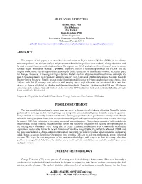 4D Change Detection Abstract Problem