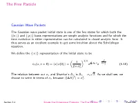 Gaussian Wave Packets