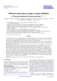 Herschel Observations of Edge-On Spirals \(HEROES\)