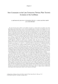 New Constraints on the Late Cretaceous/Tertiary Plate Tectonic Evolution of the Caribbean