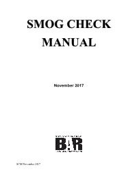 Smog Check Manual