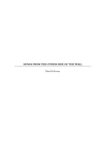 SONGS from the OTHER SIDE of the WALL Dan Holloway