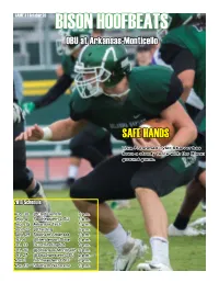 2018 FB Game Notes Game 8 Vs. UAM.Indd