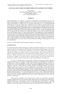 208 Language and Culture: Kindship System of Batak