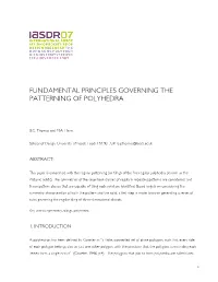 Fundamental Principles Governing the Patterning of Polyhedra
