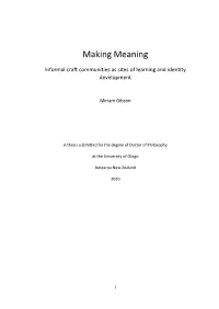 Making Meaning