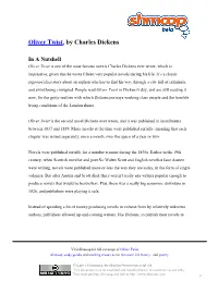 Oliver Twist, by Charles Dickens