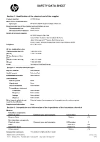 Safety Data Sheet