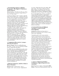 The Impact of Nanosciences and Biochemistry 2. Computational