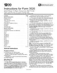 1999 Instructions 3520