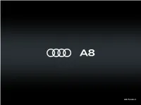 A8 Pricelist Contents Build View Finance Find an Test Page Your Audi and Offers Audi Centre Drive