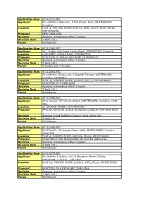 Application Num 4/11/2031/0F1