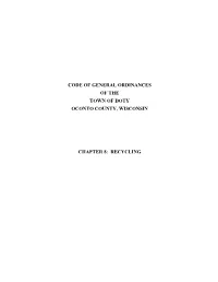 Chapter 8 Recycling