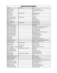 Copy of Aug 21 Inventory.Xlsx