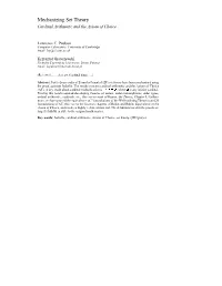 Mechanizing Set Theory Cardinal Arithmetic and the Axiom of Choice