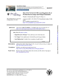The CCL7-CCL2-CCR2 Axis Regulates IL-4 Production in Lungs and Fungal Immunity Wendy A