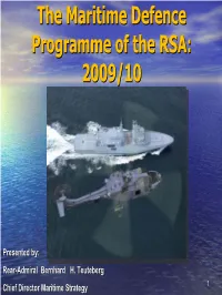 The Maritime Defence Programme of The