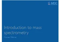2. Introduction to Shot Gun Proteomics