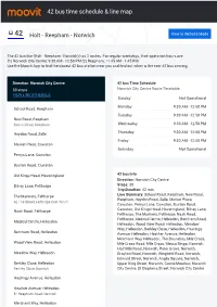 42 Bus Time Schedule & Line Route