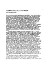 Performance Tuning the B Series Engines