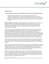 Immutep Completes Patient Enrolment of the AIPAC Phase Iib Clinical Trial in Metastatic Breast Cancer