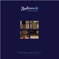 MEETINGS and EVENTS the Lounge
