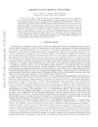 Quantum/Classical Interface: Fermion Spin