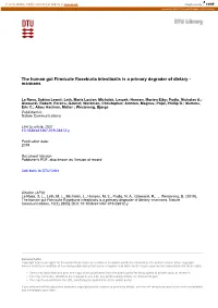 Roseburia Intestinalis Is a Primary Degrader of Dietary - Mannans