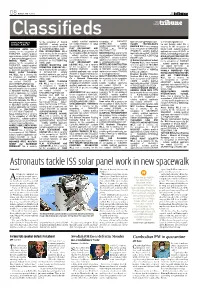 Astronauts Tackle ISS Solar Panel Work in New Spacewalk