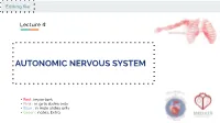 Autonomic Nervous System