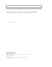 Gamma Expansion of the Heston Stochastic Volatility Model